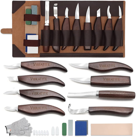 Wood Carving Tools Set  Knife Kit with Carving Detail Knife Whittling Knife Woodworking Kit for Beginner and Carpenter Experts