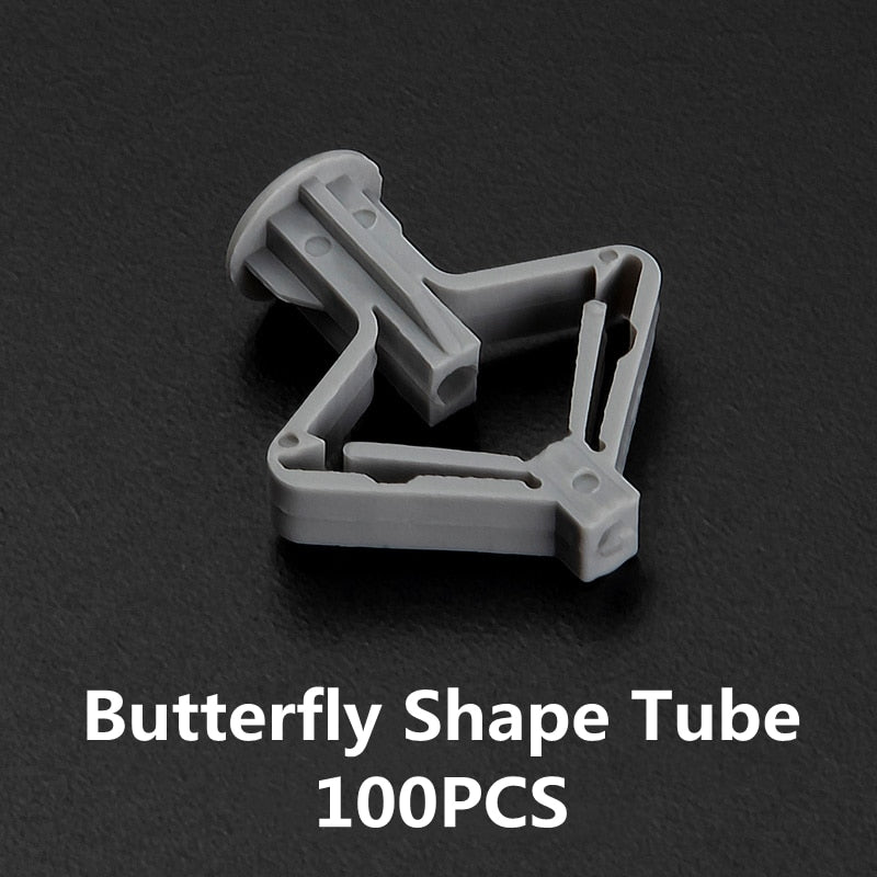 Plastic Expansion Drywall Anchor Pipe Tube Kit Screw Self Drilling Wall Pierced Gypsum Board Hollow Brick Fiberboard Nail