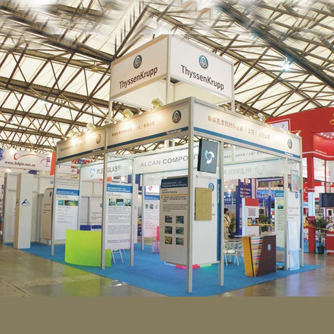 Customized Exhibition Trade Show Booth 10x10ft
