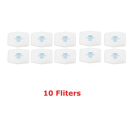 Dust Mask +20pcs Filter Cotton Respirator Half Face Dust-proof Mask Anti Industrial Construction Dust Haze Fog Safety Gas mask
