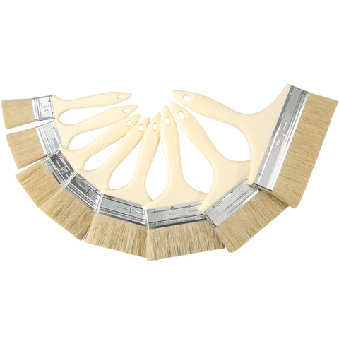 Multifunction Plastic Handle Bristle Paint Brushes for Wall and Furniture Paint Tool Painting Brushes Set Artist Paint Brushes