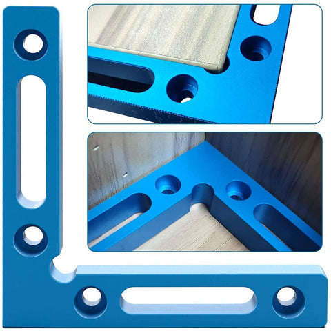 90 Degree Positioning Squares Aluminium Alloy Right Angle Clamps Woodworking Carpenter Tool
