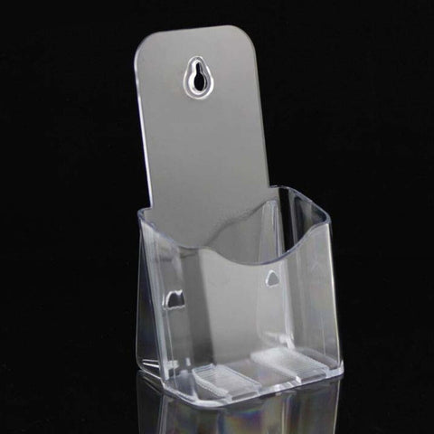 Holder Brochure Acrylic Display Stand Flyer Wall Pamphletbook Trifold Document Leaflets Literature Businessdesk Comic Clear