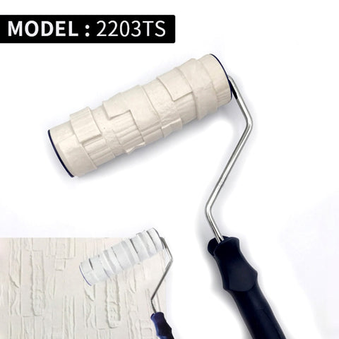Decorative Paint Roller Patterned Painting Tool for Wall  Rubber Protection Stamp Polyurethane Textured Paint Pottery Wheel 2203