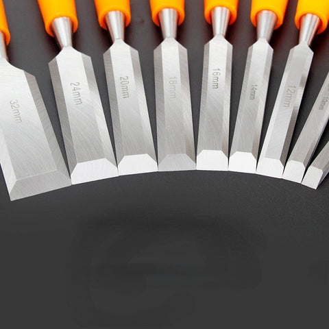 1pc Wood Carving Flat Chisel 6mm~32mm Carving Knife for Woodcut Working Carpenter Woodworking Tools for Carpenter Wood Tools