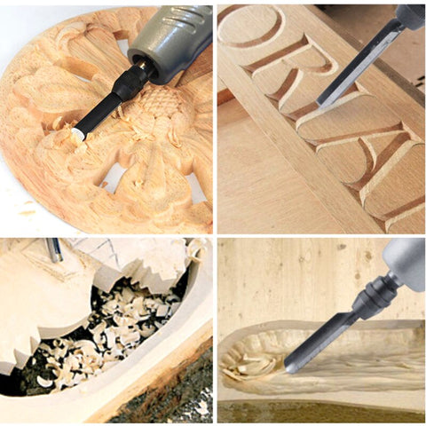 50W Woodworking Engraving Machine Set Woodworking Electric Carving Knife Chisel Knife Carving Chisel Wood Carving Tool With Box