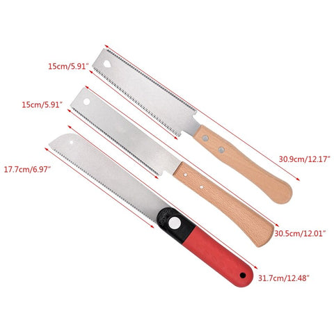 3 Styles Small Japanese Hand  Camping for wood Cutting Trimming Portable