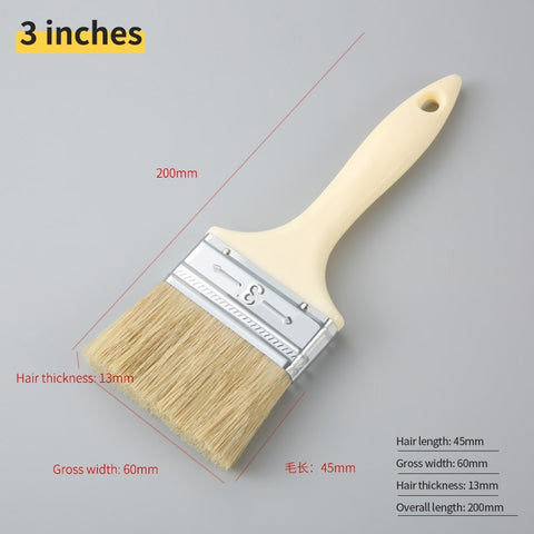 Multifunction Plastic Handle Bristle Paint Brushes for Wall and Furniture Paint Tool Painting Brushes Set Artist Paint Brushes