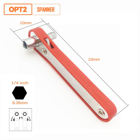 Hexagon Ratchet Screwdriver 1/4inch Mini Quick Release Socket Tools Household Handle Repair Wrench Screwdriver for Car Vehicle