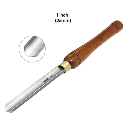 TASP HSS Roughing Spindle Gouge Woodturning Tools 25 &amp; 22mm Woodworking Turning Chisels with Walnut Handle for Lathe
