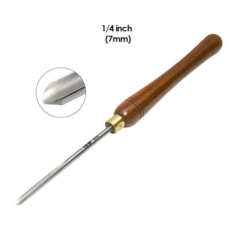 TASP HSS Roughing Spindle Gouge Woodturning Tools 25 &amp; 22mm Woodworking Turning Chisels with Walnut Handle for Lathe