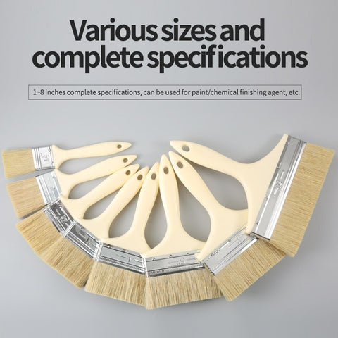 Multifunction Plastic Handle Bristle Paint Brushes for Wall and Furniture Paint Tool Painting Brushes Set Artist Paint Brushes