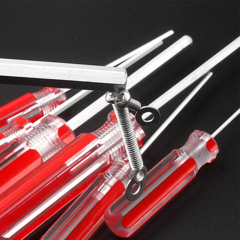1/7pcs 1.5/2/2.5/3/4/5mm Precision Hexagon Screwdriver Set Flat Head Hex Magnetic Nutdrivers Repair Hand Multifunction Tools