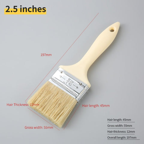 Multifunction Plastic Handle Bristle Paint Brushes for Wall and Furniture Paint Tool Painting Brushes Set Artist Paint Brushes