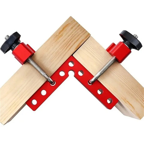 90 Degree Woodworking Aluminium Alloy Right Angle Clamps  Positioning Squares Clamps Woodworking Corner Clamp Carpenter Tools