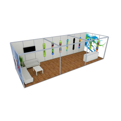 Customized Exhibition Trade Show Booth 10x10ft