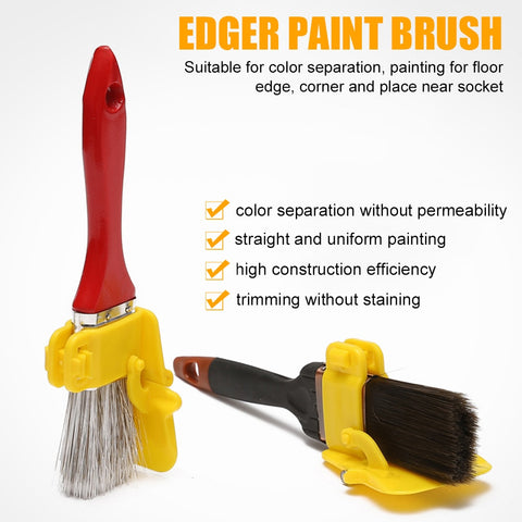 1Set Profesional Edger Paint Brush Edger Brush Tool Multifunctional for Home Wall Room Detai