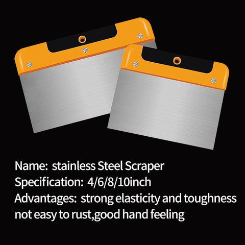 4/6/8/10Inch Stainless Steel Putty Knife Paint Tool Plaster Shovel Filling Spatula Putty Scraper For Wall Decoration Hand Tools