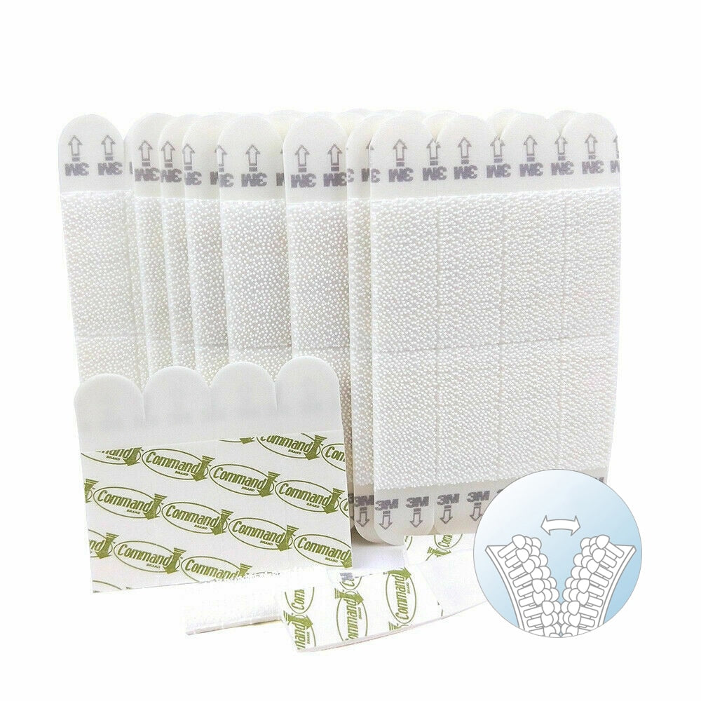 20/30/40PCS  Command Strips Non-nail Double-sided Adhesive Strip  Non-trace Replacement Installed Photo Wall Poster Paste Firm