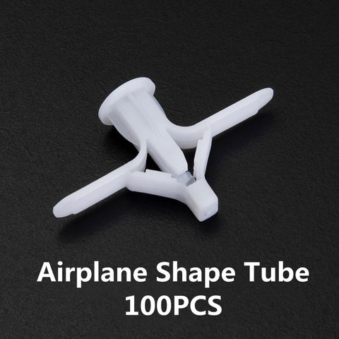 Plastic Expansion Drywall Anchor Pipe Tube Kit Screw Self Drilling Wall Pierced Gypsum Board Hollow Brick Fiberboard Nail