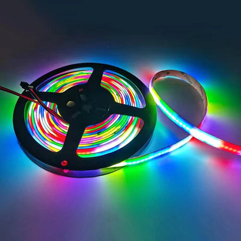 No Dark Spot, RA90 High Brightness/Density 5V/5m 12V/5m 24V/10m 220V/100m Waterproof COB LED Strip Light Flexible Light Belt