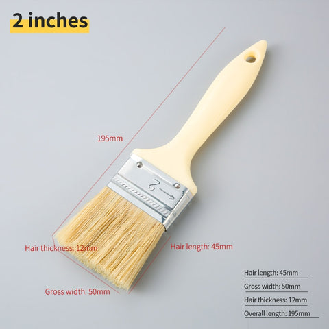 Multifunction Plastic Handle Bristle Paint Brushes for Wall and Furniture Paint Tool Painting Brushes Set Artist Paint Brushes