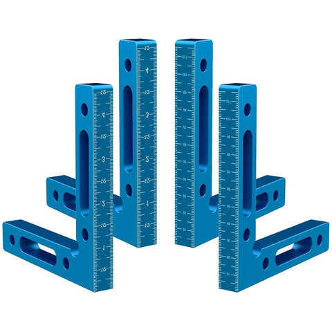 90 Degree Positioning Squares Aluminium Alloy Right Angle Clamps Woodworking Carpenter Tool
