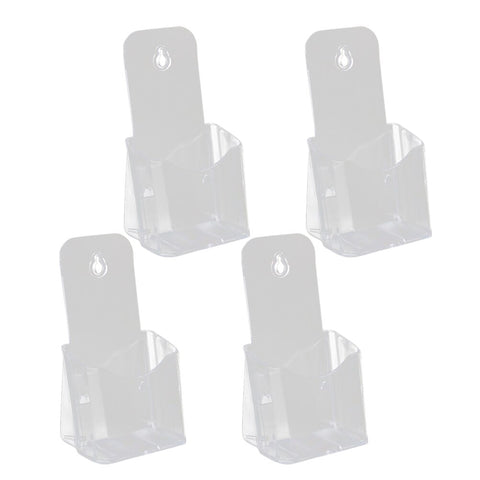 Holder Brochure Acrylic Display Stand Flyer Wall Pamphletbook Trifold Document Leaflets Literature Businessdesk Comic Clear
