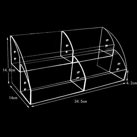 Acrylic Book Display Stand For A5 Ledger Display Rack Ladder Supermarket Stationery Store Book Notebook Display Magazine Holder