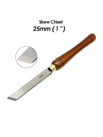 TASP HSS Woodturning Gouge Wood Lathe Turning Tools Spindle Bowl Carpentry Chisel with Walnut Handle for Woodworking
