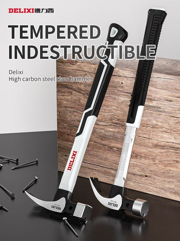 Multifunction Non-slip Shockproof Steel Hammer Hand Tool Magnetic Claw Hammer for Woodworking Automatic Nail Suction Hammer
