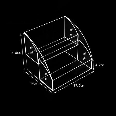 Acrylic Book Display Stand For A5 Ledger Display Rack Ladder Supermarket Stationery Store Book Notebook Display Magazine Holder