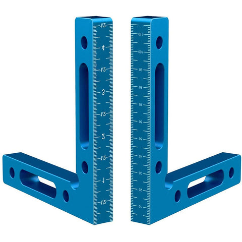 90 Degree Positioning Squares Aluminium Alloy Right Angle Clamps Woodworking Carpenter Tool