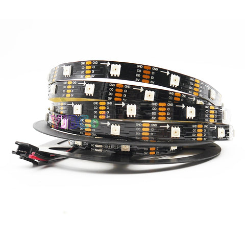 DC5V APA102 DATA and CLOCK seperately Smart led pixel strip;1m/3m/5m;30/60/144 leds/pixels/m;IP30/IP65/IP67