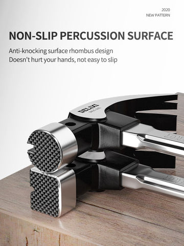 Multifunction Non-slip Shockproof Steel Hammer Hand Tool Magnetic Claw Hammer for Woodworking Automatic Nail Suction Hammer