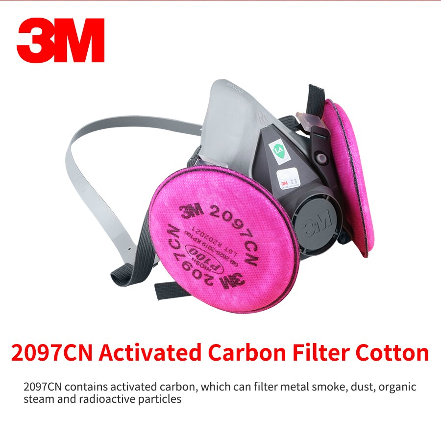3/7/11in1 3M 6200 Dust Mask Filters 2091 2097 Painting Smoke Filteration 99.97% Welding Industry Safety Security Dust Proof Mask