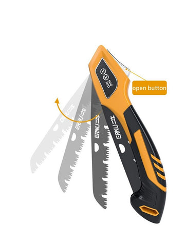 Household Folding Hand Saw Compact Ontwerp Hand Zag Voor Bomen Voor Camping Snoeizaag Met Harde Tanden Ijzerzaag Tuin Trimmen