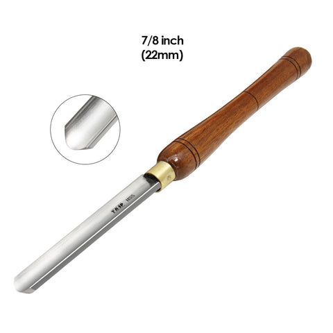 TASP HSS Roughing Spindle Gouge Woodturning Tools 25 &amp; 22mm Woodworking Turning Chisels with Walnut Handle for Lathe