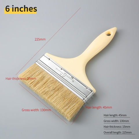 Multifunction Plastic Handle Bristle Paint Brushes for Wall and Furniture Paint Tool Painting Brushes Set Artist Paint Brushes