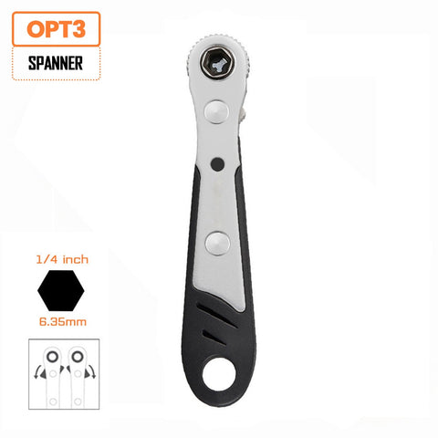 Hexagon Ratchet Screwdriver 1/4inch Mini Quick Release Socket Tools Household Handle Repair Wrench Screwdriver for Car Vehicle