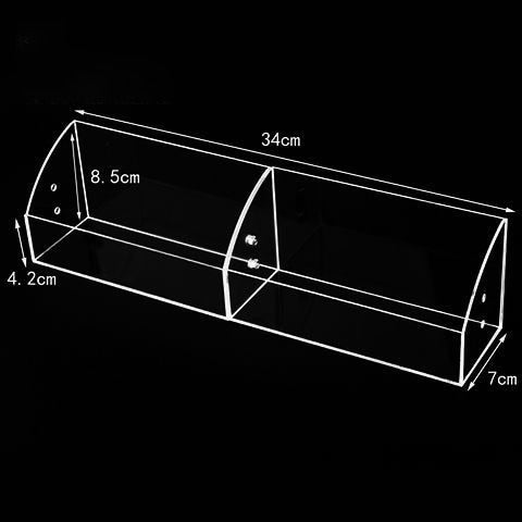 Acrylic Book Display Stand For A5 Ledger Display Rack Ladder Supermarket Stationery Store Book Notebook Display Magazine Holder