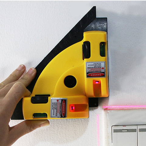 Right Angle 90 Degree Square Laser Level High Quality Level Tool Laser Measurement Tool Level Laser for Carpet Hardwood Floor