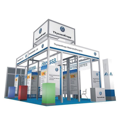 Customized Exhibition Trade Show Booth 10x10ft