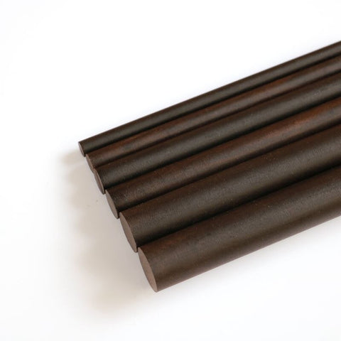 5pcs lot African  Ebony Dowel Pins wood lumber turning blanks pen making round stick pen make blanks