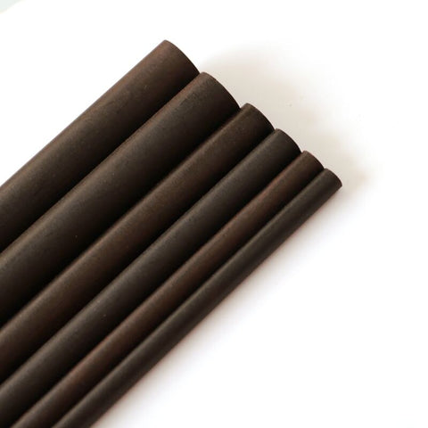 5pcs lot African  Ebony Dowel Pins wood lumber turning blanks pen making round stick pen make blanks