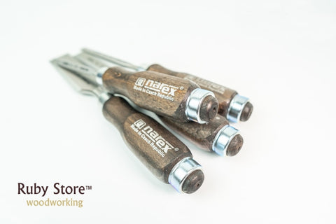 Set of 4pcs Bevel Edge Chisels, Model 8630 or 8631, Narex, Wood Line Profi, Fine Woodworking