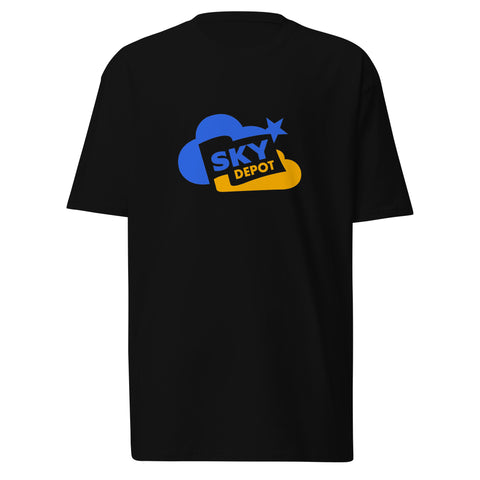 Men’s premium heavyweight tee with custom LOGO